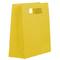 JAM Paper Large Yellow Heavy Duty Bags with Trapezoid Handle, 3ct.